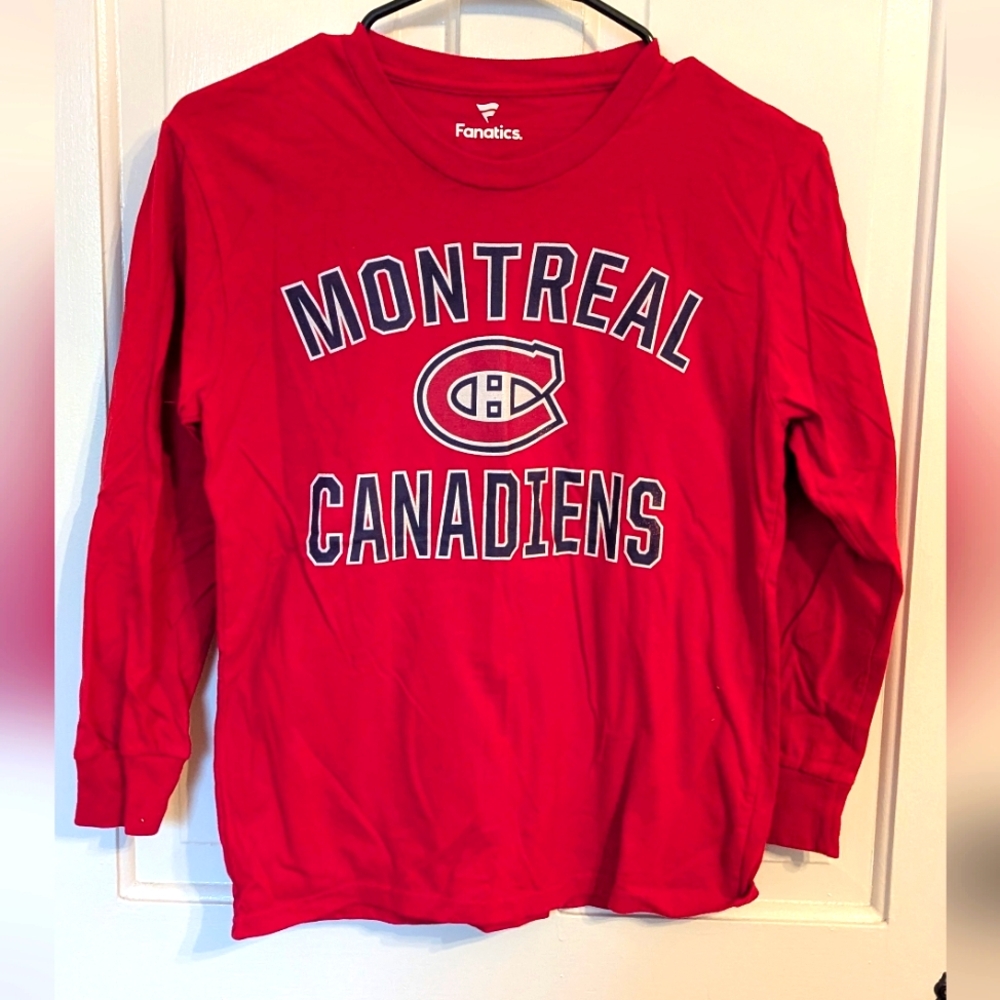 Youth Fanatics Montreal Canadiens Long Sleeve T-Shirt